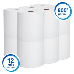 Scott Paper Towel, Hardwound Roll, 8" x 800' Scott® Essential