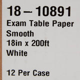PAPER, TABLE SMOOTH ECON WHT 18"X200' (12/CS)