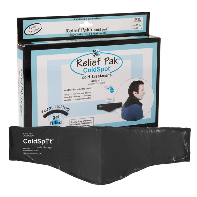 Relief Pak® ColdSpot™ Contoured Cold Pack for Necks Relief Pak® ColdSpot™ Contoured