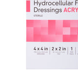 DRESSING, HYDROCELLULAR ADH STR FOAM 4"X4" (10EA/BX 10BX/CS)