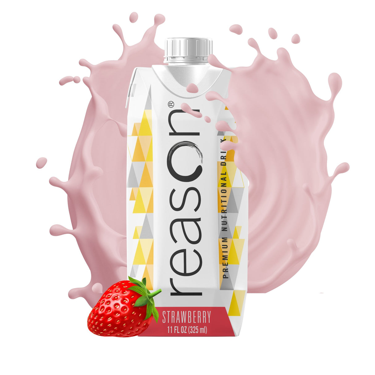 Reason™ Strawberry Premium Nutritional Drink, 11-ounce carton Reason™