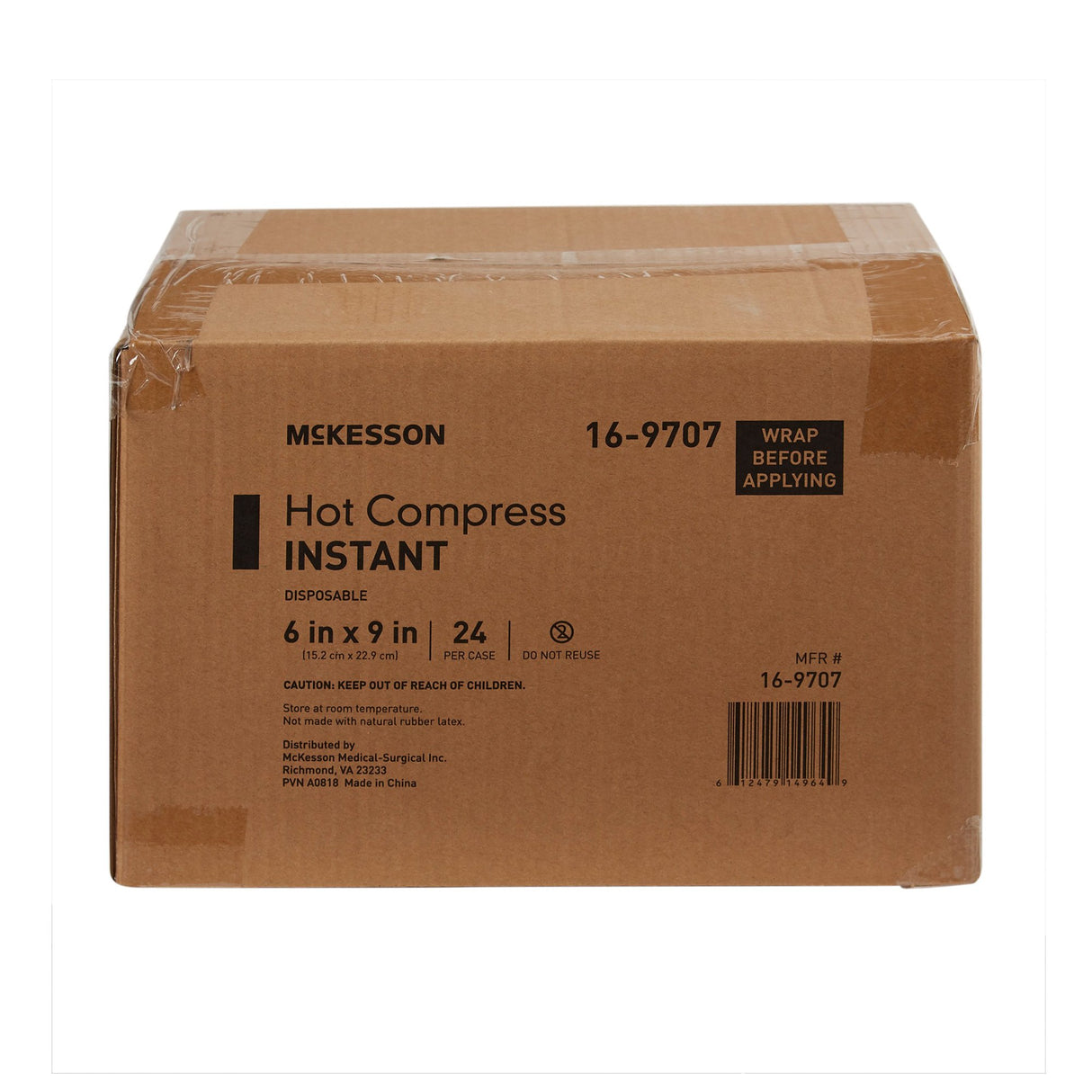 COMPRESS, HOT INST 6"X9" LF (24/CS)
