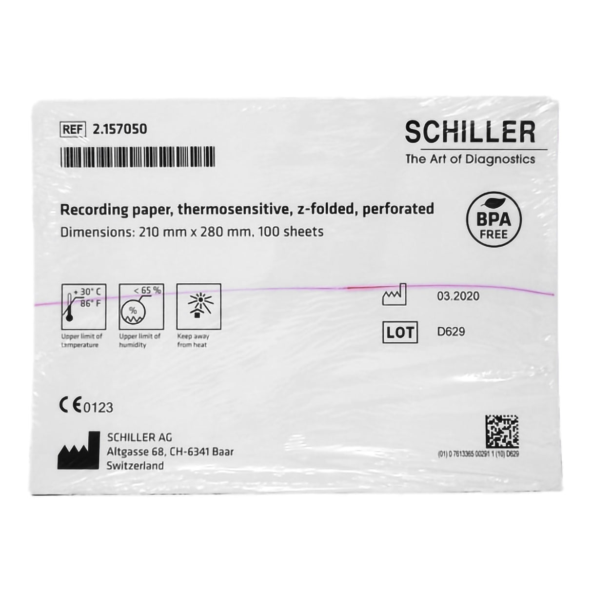 Schiller™ ECG Recording Paper Schiller™