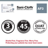 Sani-Cloth® AF3 Surface Disinfectant Cleaner Wipe, Large Individual Packet Sani-Cloth® AF3