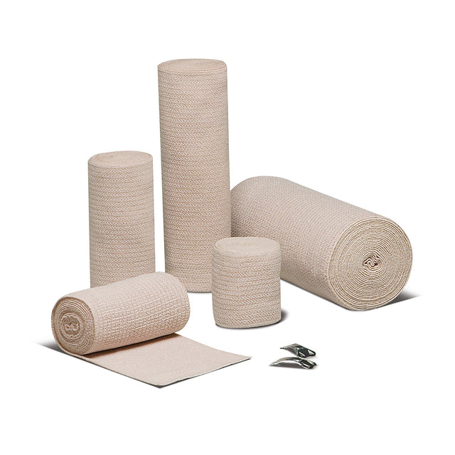 REB® LF Clip Detached Closure Elastic Bandage, 4 Inch x 5 Yard REB® LF