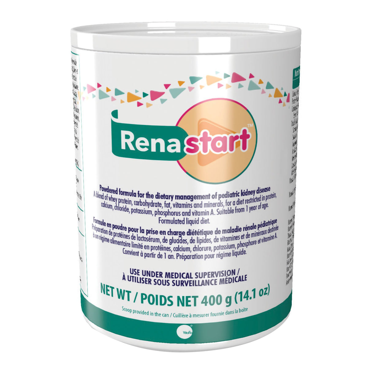 Renastart™ Pediatric Oral Supplement / Tube Feeding Formula, 400 Gram Can Renastart™