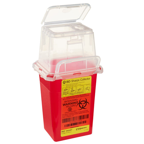 CONTAINER, SHARPS RED 1.5QT (36/CS)
