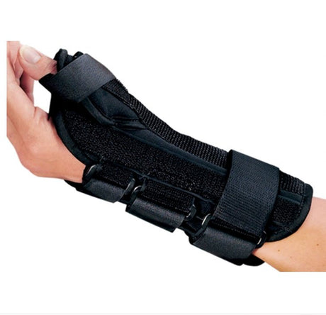 WRIST SUPPORT, W/ABDUCTED THUMB LT SM