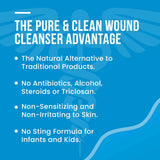 Pure & Clean Wound Cleanser, 8 oz. Pump Bottle Pure&Clean®