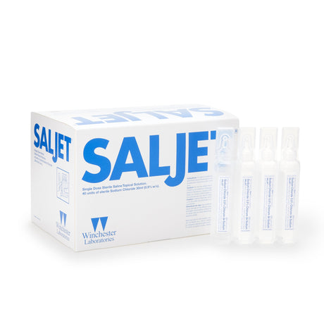 Saljet® Sterile Saline Solution, 40 Vials per Box Saljet®