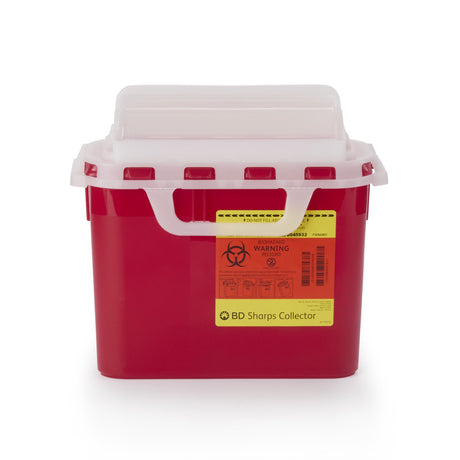 CONTAINER, SHARPS RED 5.4QT (12/CS)