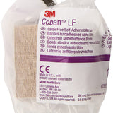 3M™ Coban™ LF Self-adherent Closure Cohesive Bandage, 2 Inch x 5 Yard, Tan 3M™ Coban™ LF