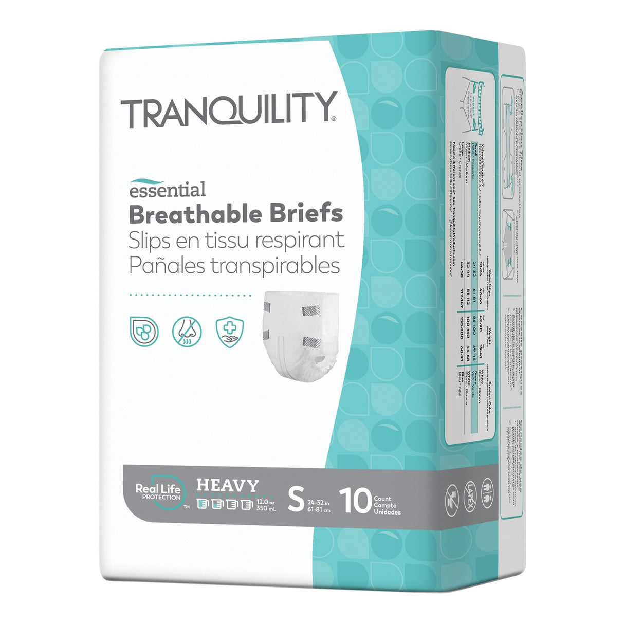 Tranquility® Essential Heavy Incontinence Brief, Small - getMovility