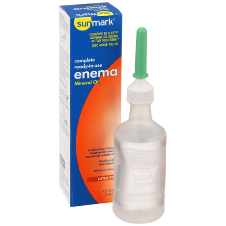 sunmark® Mineral Oil Enema, 133-mL Squeeze Bottle sunmark®