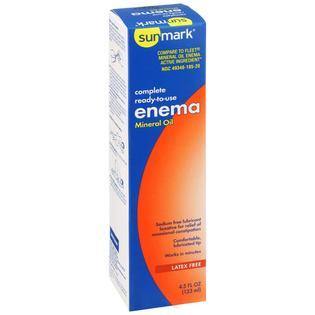 sunmark® Mineral Oil Enema, 133-mL Squeeze Bottle sunmark®