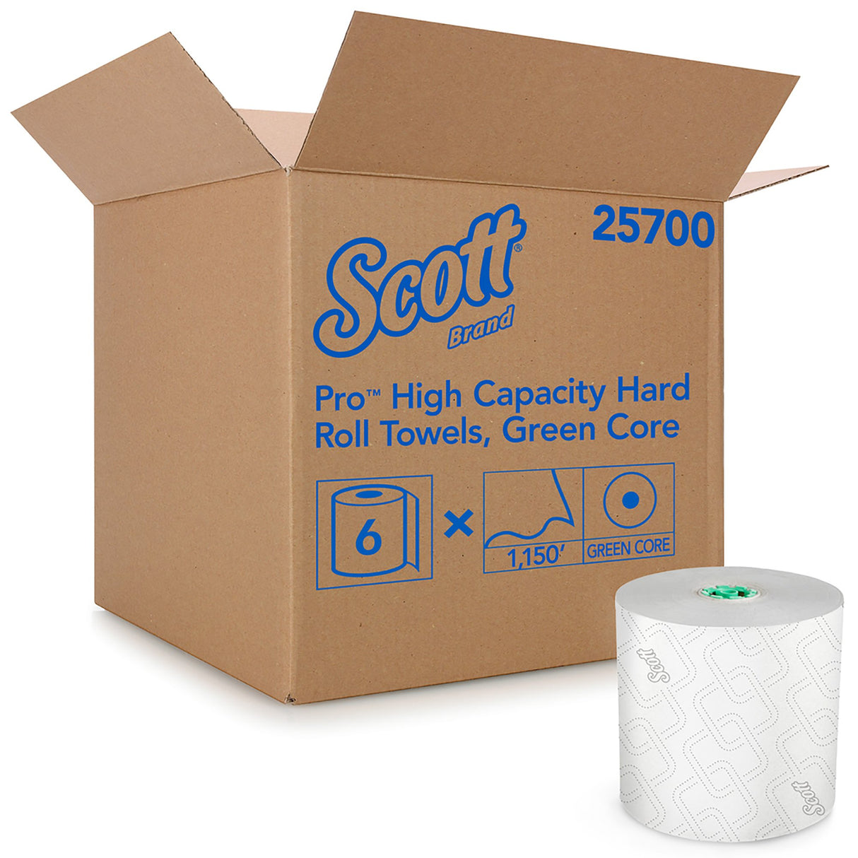 Scott® Pro™ Paper Towel, 7½ Inch x 1150 Foot, 6 Rolls per Case Scott® MOD Green