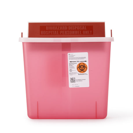 CONTAINER, SHARPS RED 5QT MAILBOX STYLE (20/CS)
