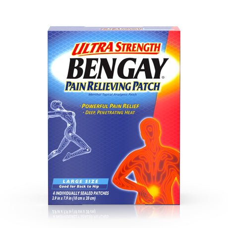 BENGAY ULTRA STRENGTH, PATCH LG (4/BX 36BX/CS) J&JOTC