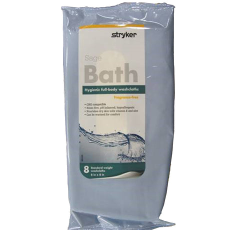 Sage® Products Bath Wipe, 8 per Pack Sage Bath