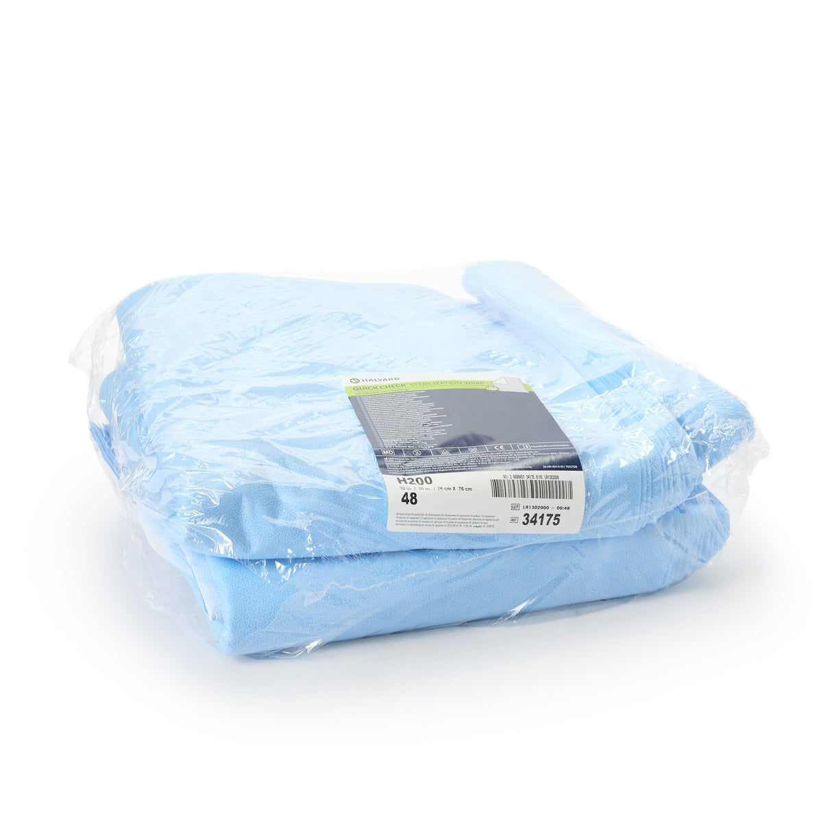 Quick Check H600 Sterilization Wrap, 30 x 30 Inch QUICK CHECK* H200