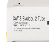 CUFF&BLADDER, BP 2TU LF BURG LG ADLT (1/BX 15BX/CS