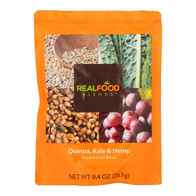 Real Food Blends™ Quinoa, Kale & Hemp Pureed Food Blend for Tube Feeding, 9.4-ounce pouch Real Food Blends®