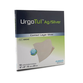 Restore™ Silver Wound Contact Layer Dressing, 6 x 8 Inch UrgoTul™AG/Silver