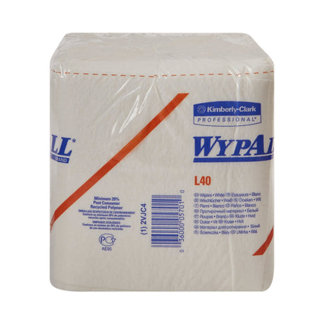 WIPER, WYPALL L40 12.5"X13" (56/PK 18PK/CS)