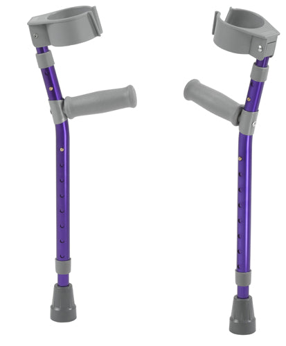 Pediatric Forearm Crutches(pr) Knight Blue 4'4 -5'5  Ht Movility LLC- CM