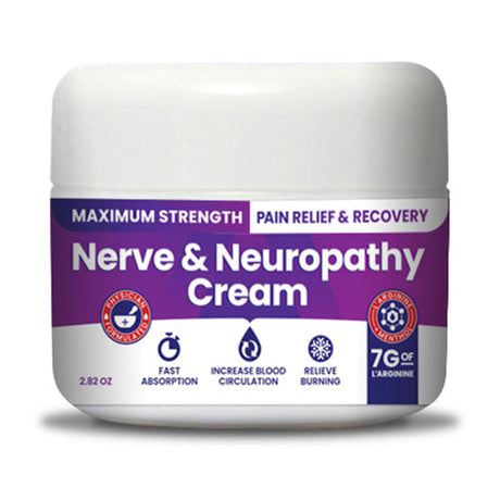Nerve & Neuropathy Cream 2.82 oz. Jar   Each Movility LLC- CM